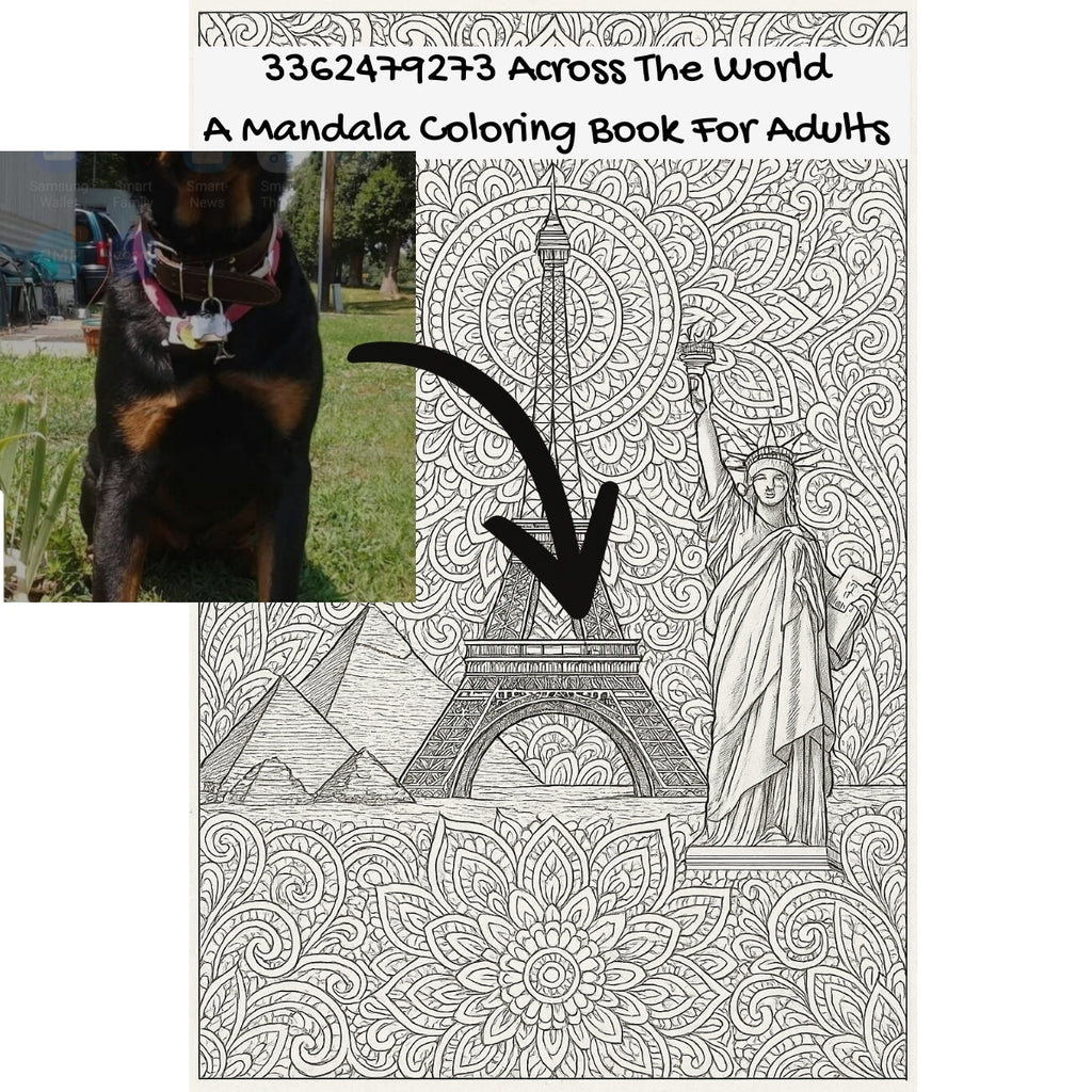 3362479273 Across The World: A Mandala Coloring Book For Adults