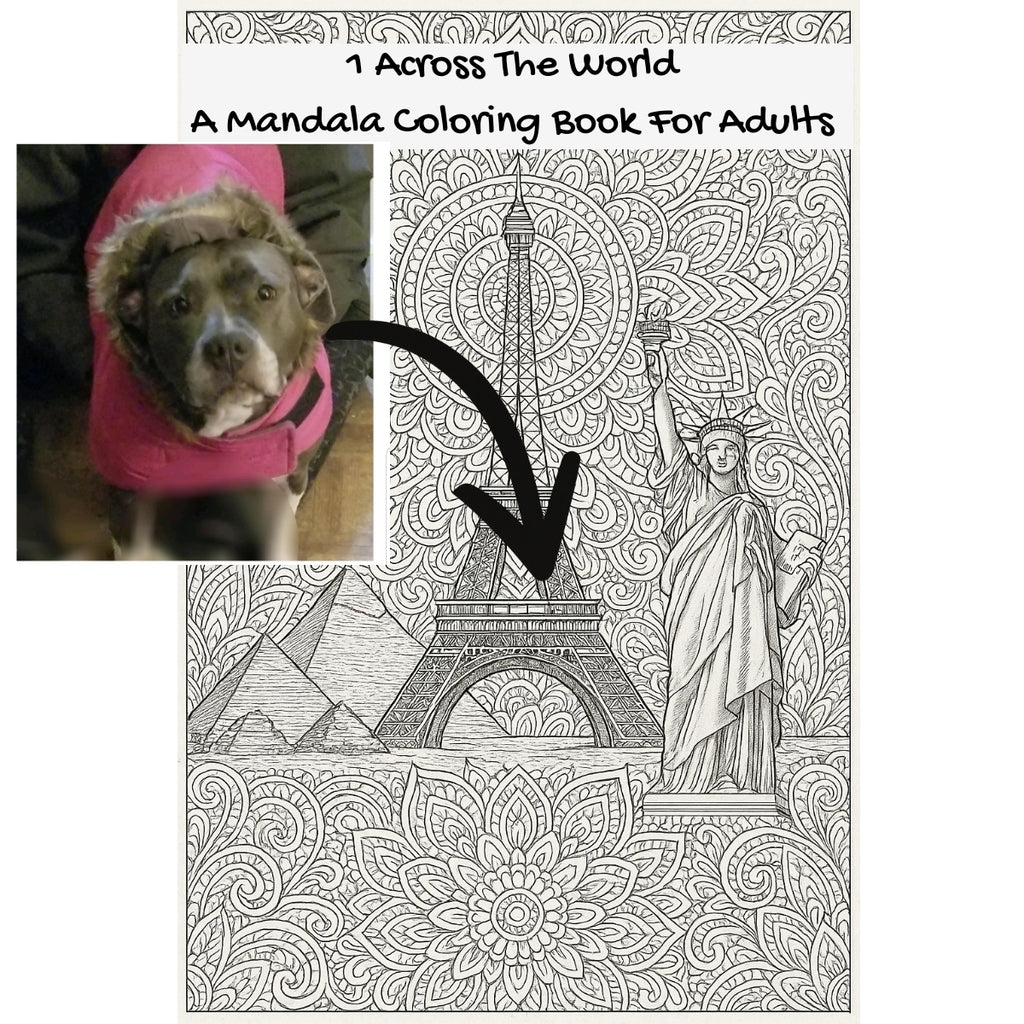 1 Across The World: A Mandala Coloring Book For Adults