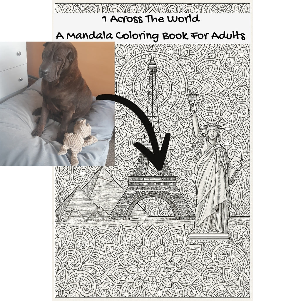 1 Across The World: A Mandala Coloring Book For Adults