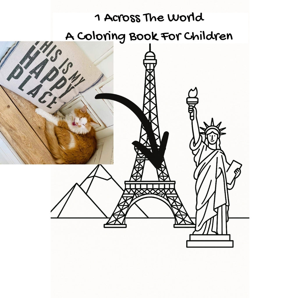 1 Across The World: A Coloring Book For Children
