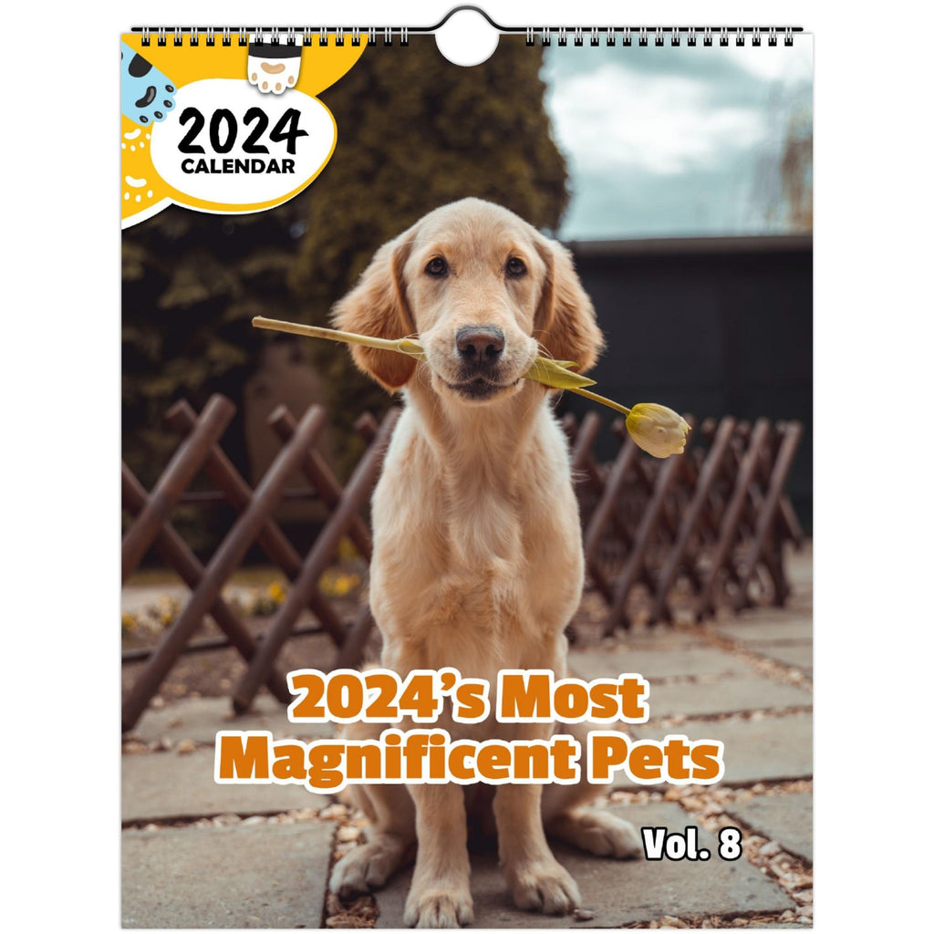2024's Most Magnificent Pets Volume Eight: 2024 Wall Calendar (Published)