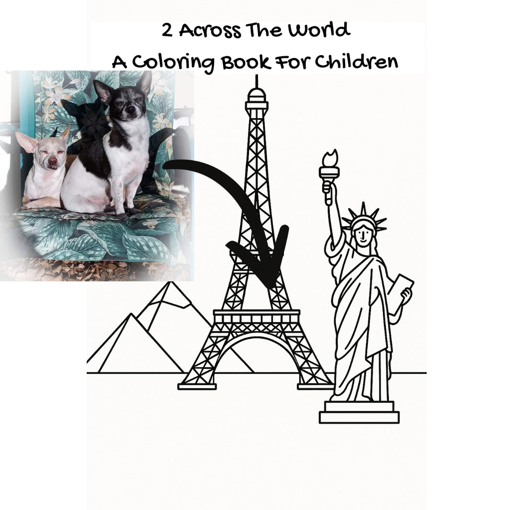 2 Across The World: A Coloring Book For Children