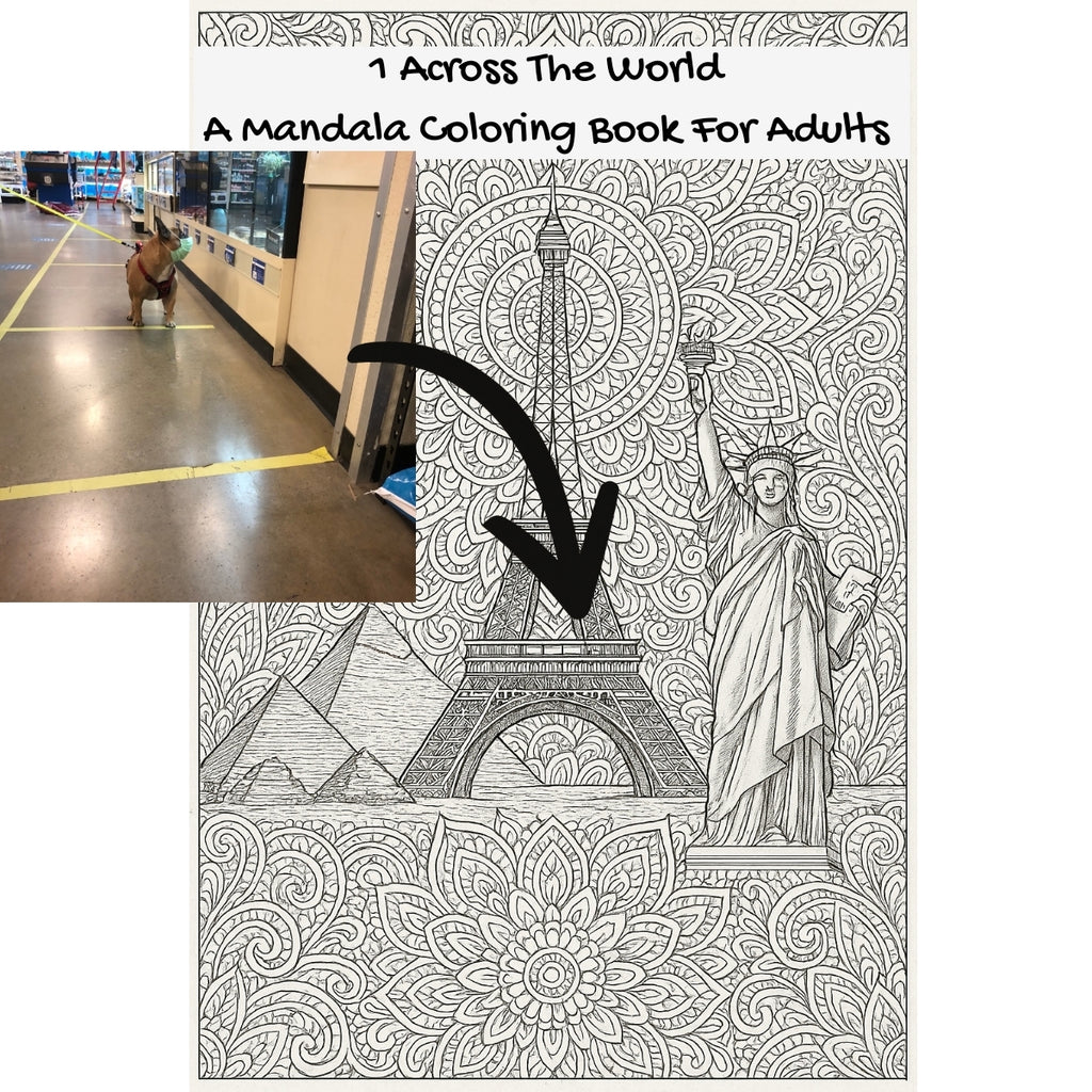 1 Across The World: A Mandala Coloring Book For Adults