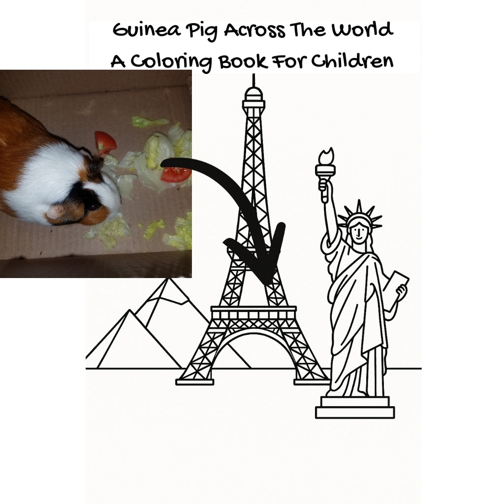 Guinea Pig Across The World: A Coloring Book For Children