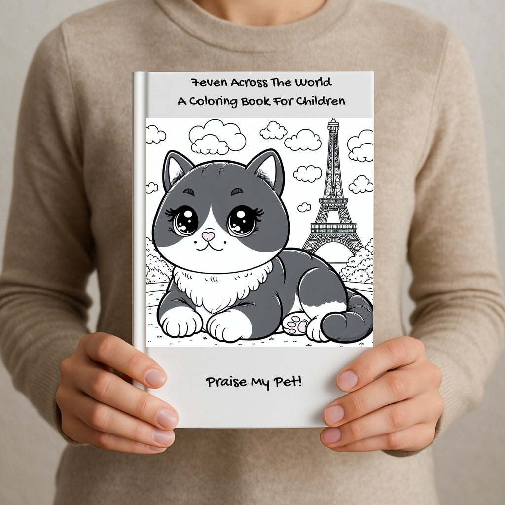 7even Across The World: A Coloring Book For Children