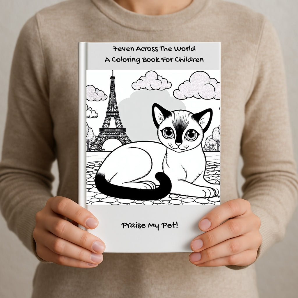 7even Across The World: A Coloring Book For Children