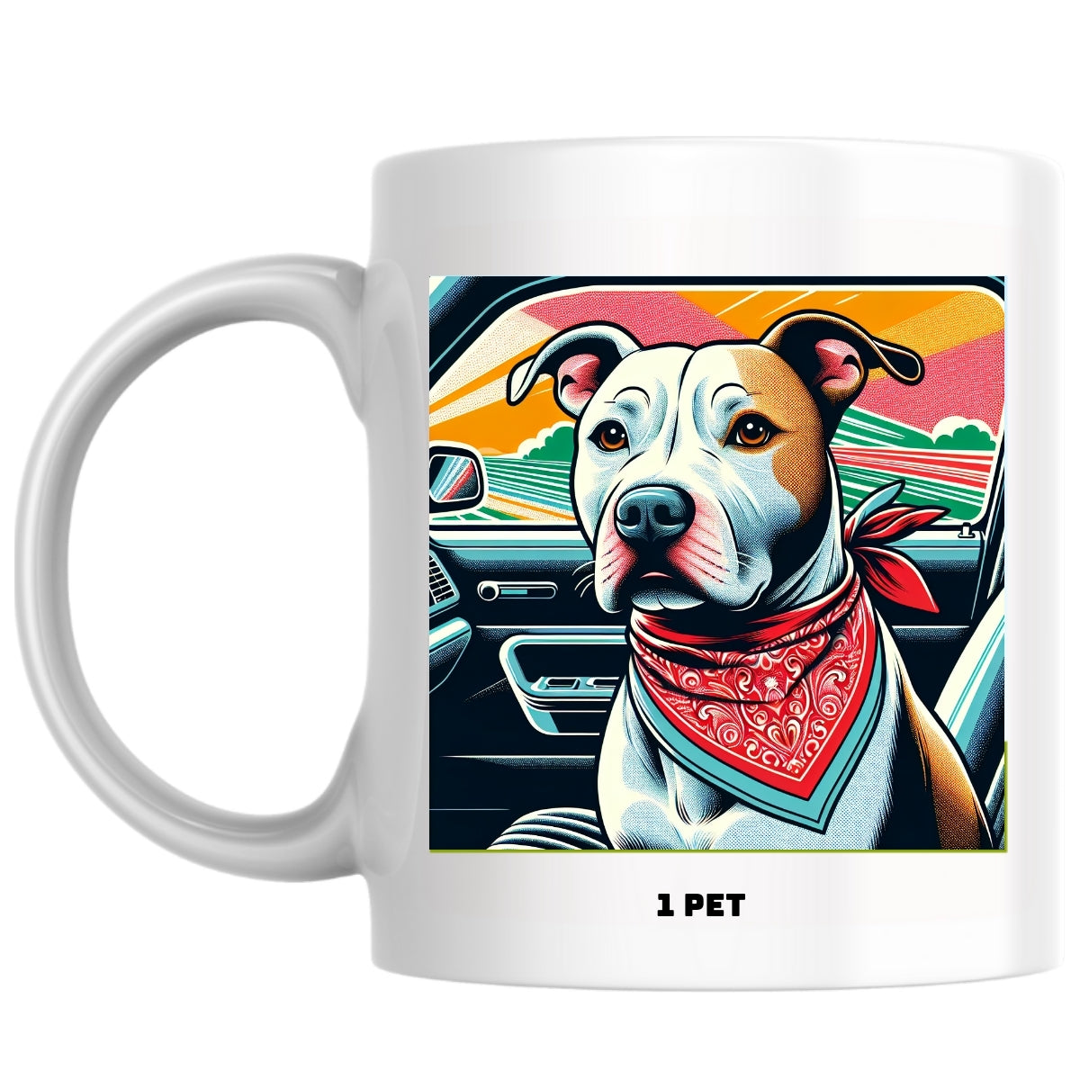 1 pet the Magnificent: Pop Art Coffee Mug