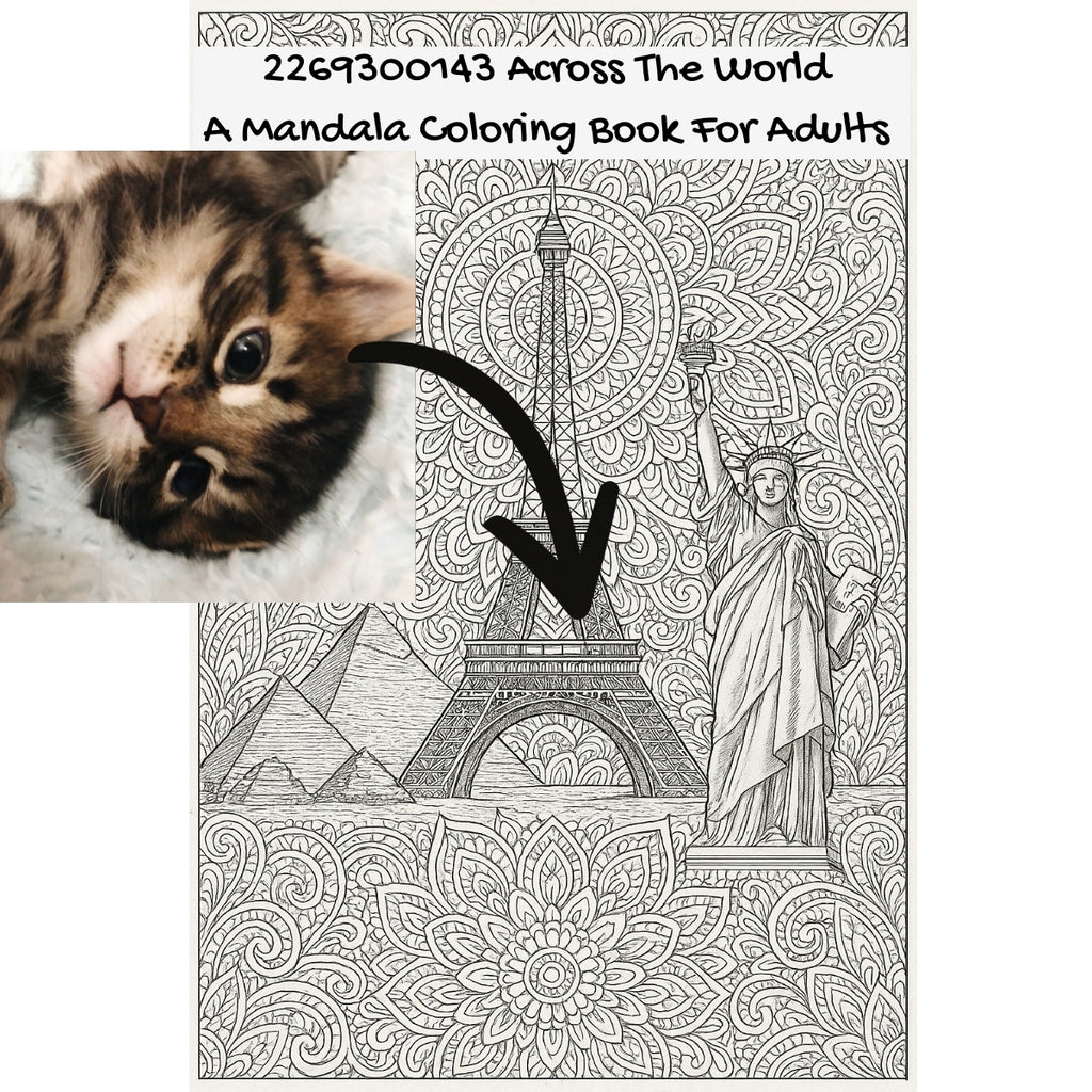 2269300143 Across The World: A Mandala Coloring Book For Adults