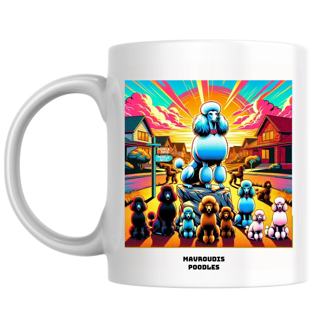 Mavroudis Poodles the Magnificent: Pop Art Coffee Mug