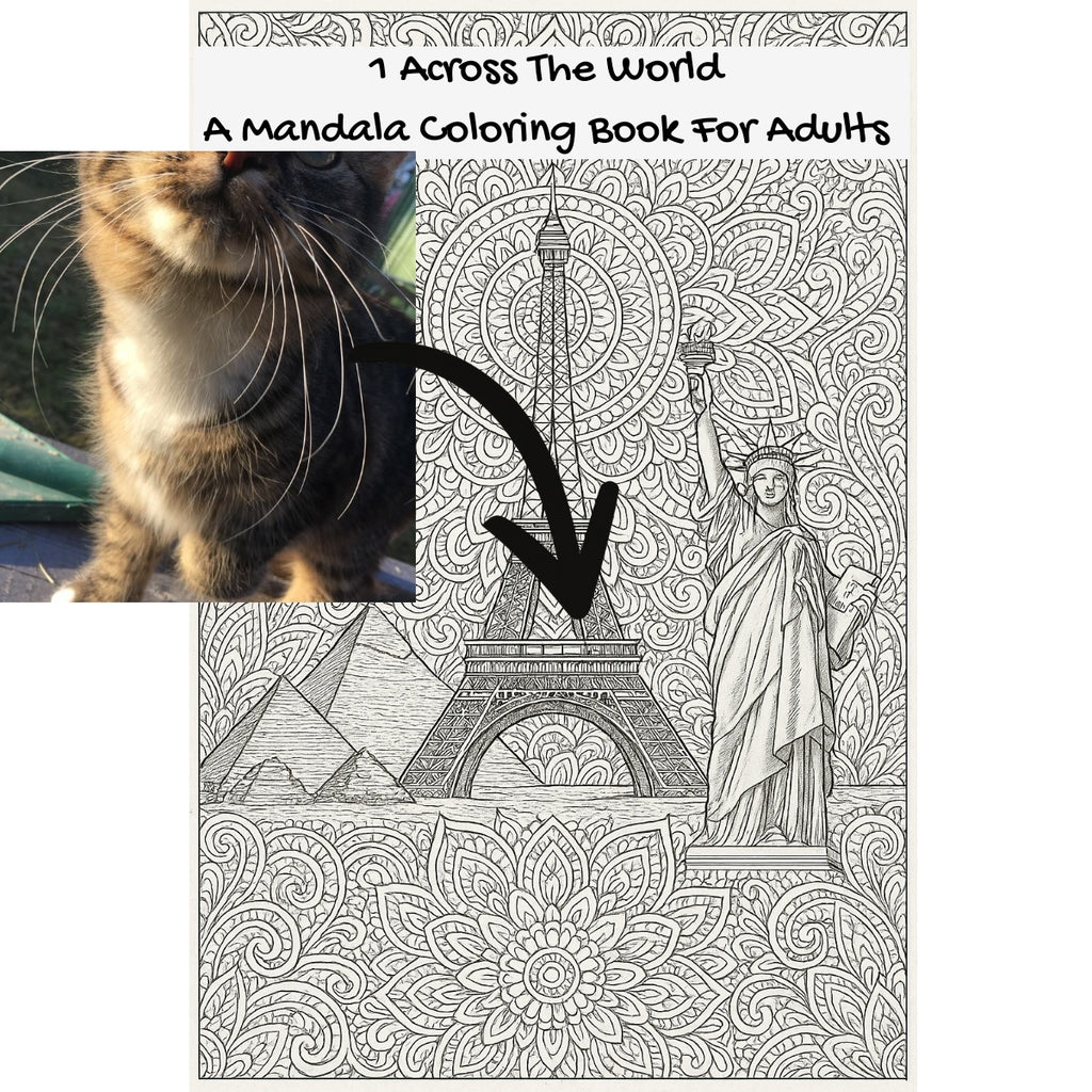 1 Across The World: A Mandala Coloring Book For Adults