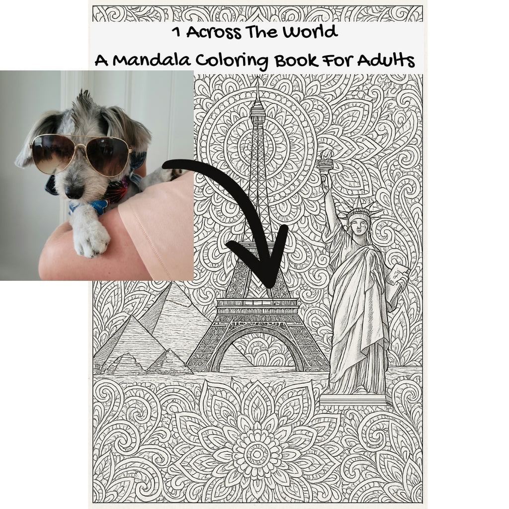 1 Across The World: A Mandala Coloring Book For Adults
