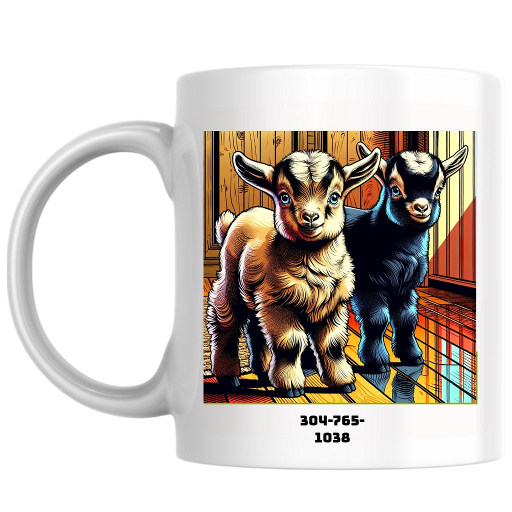 304-765-1038 the Magnificent: Pop Art Coffee Mug