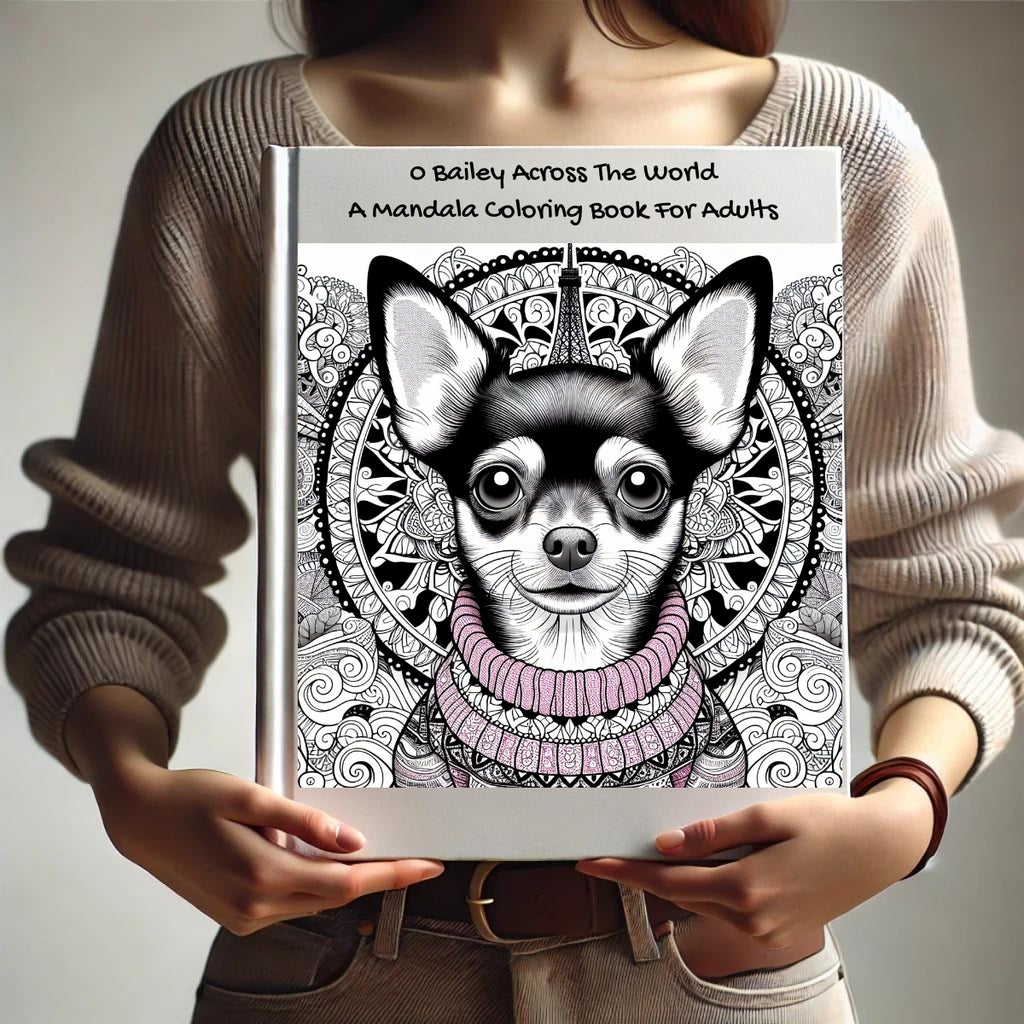 0 Bailey Across The World: A Mandala Coloring Book For Adults
