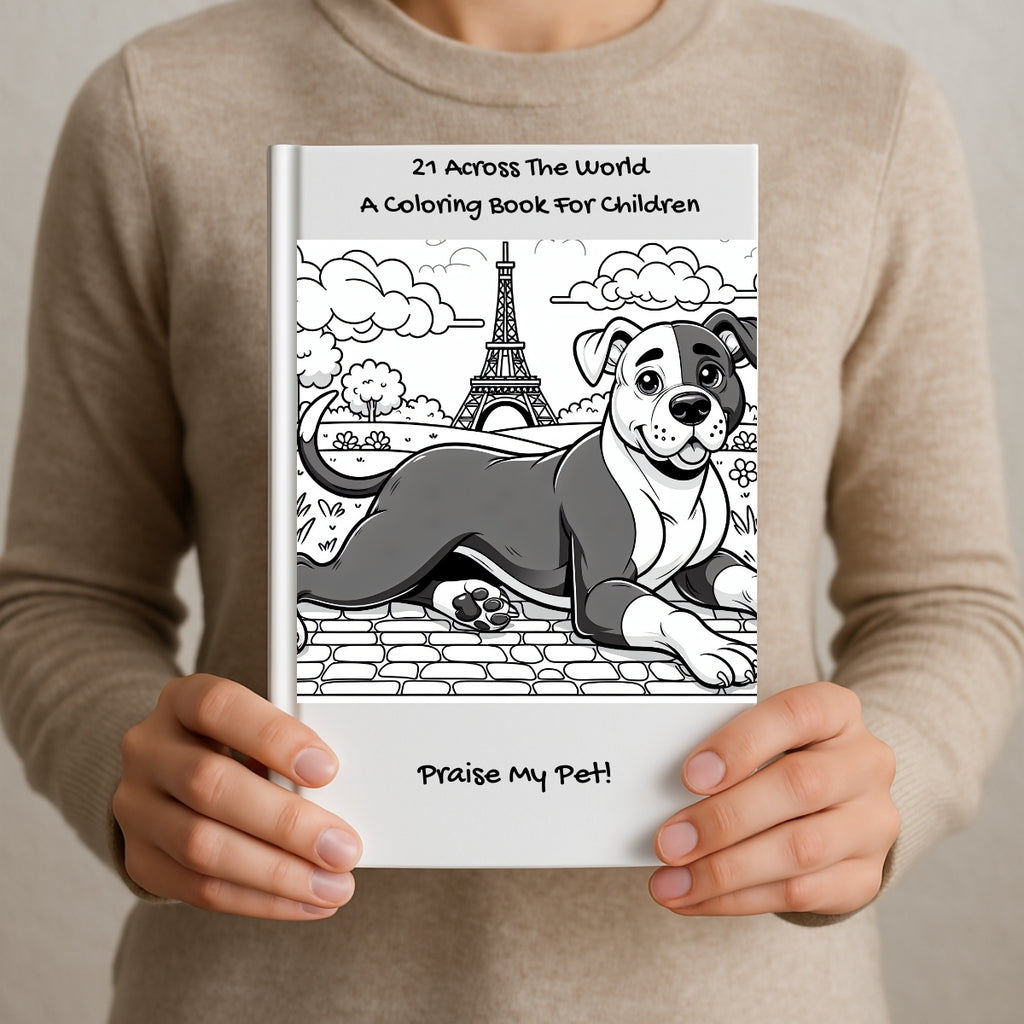 21 Across The World: A Coloring Book For Children