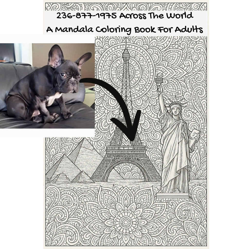 236-877-1975 Across The World: A Mandala Coloring Book For Adults