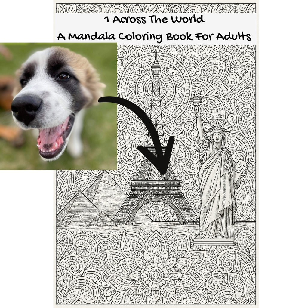 1 Across The World: A Mandala Coloring Book For Adults