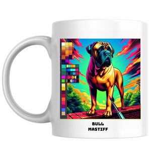 Bull mastiff the Magnificent: Pop Art Coffee Mug