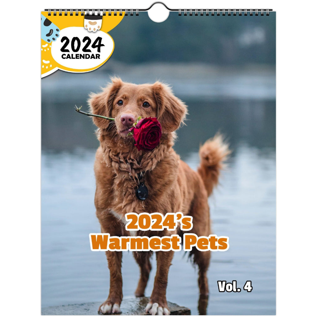 2024's Warmest Pets Volume Four: 2024 Wall Calendar (Published)