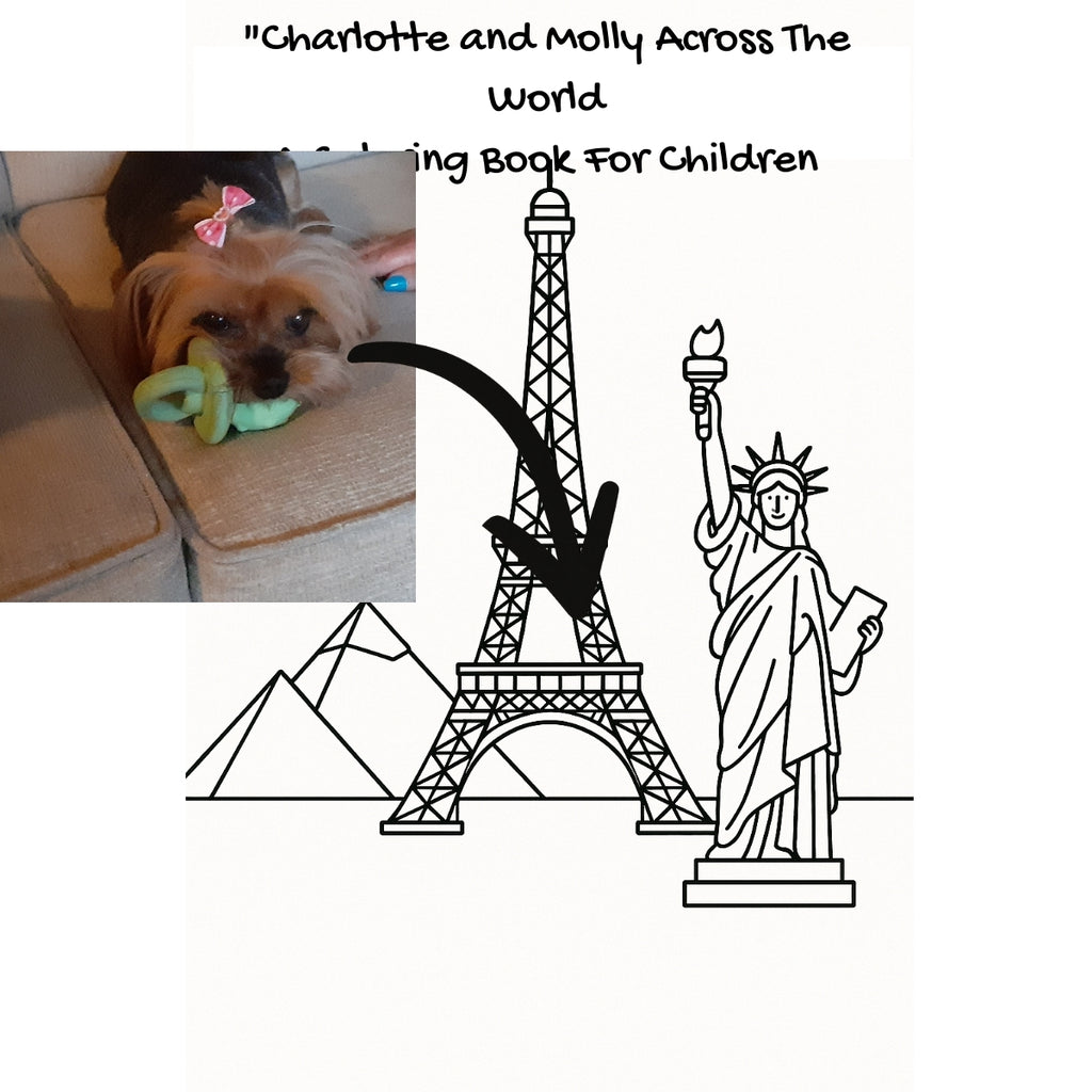 "Charlotte and Molly Across The World: A Coloring Book For Children