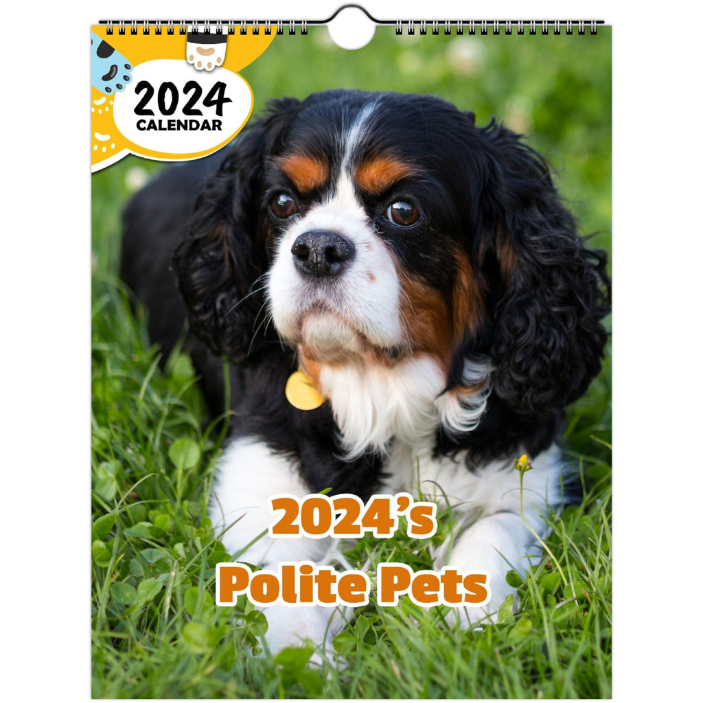 2024's Polite Pets: 2024 Wall Calendar (Published)