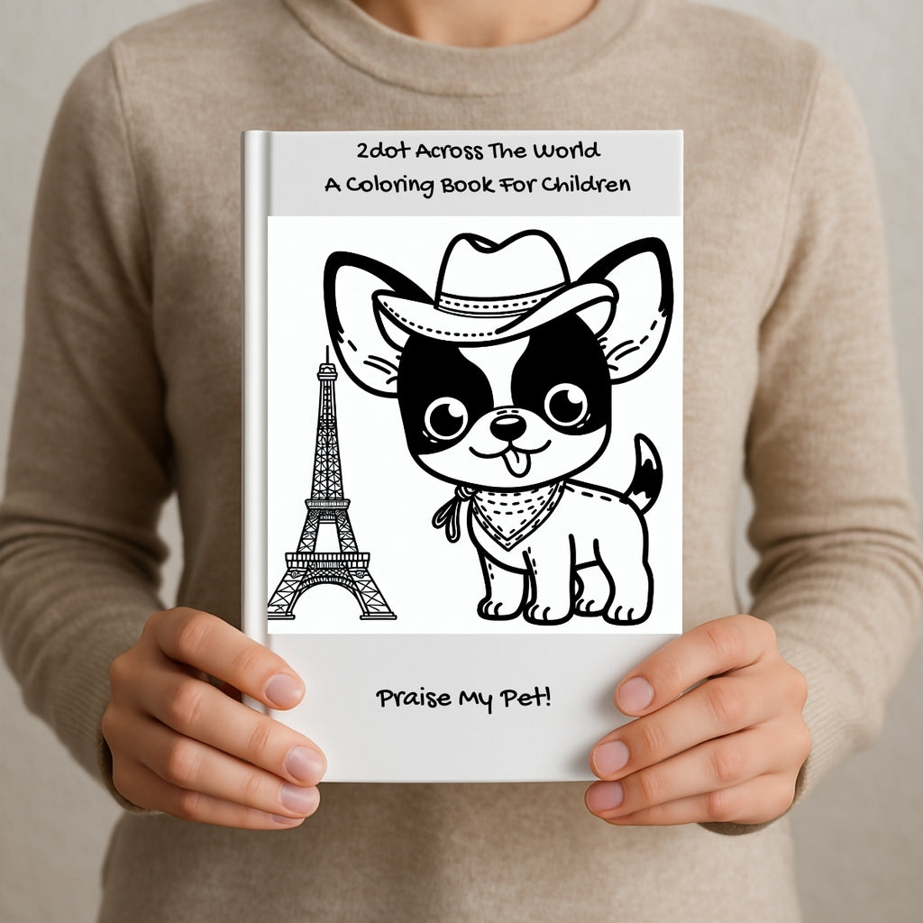 2dot Across The World: A Coloring Book For Children