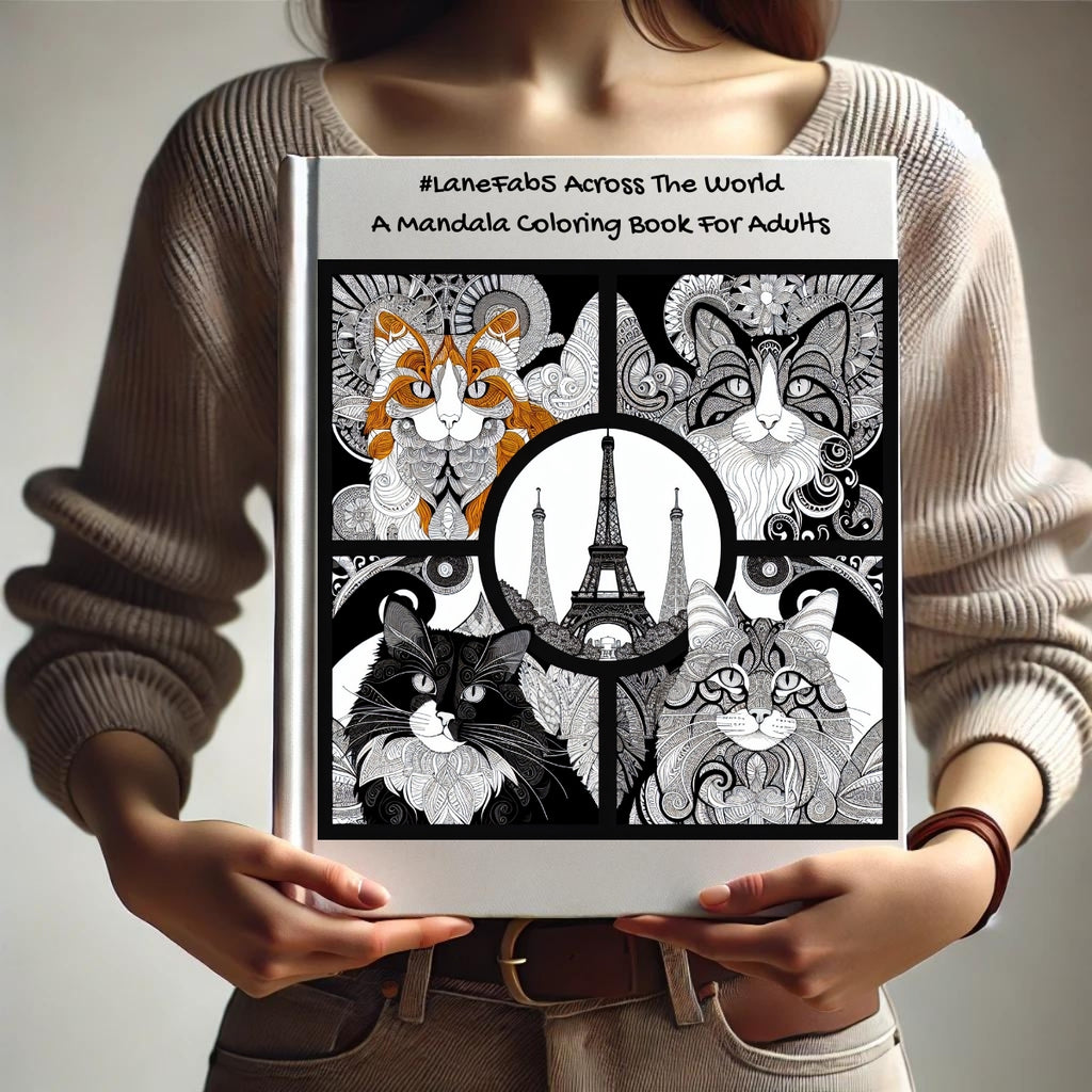 #LaneFab5 Across The World: A Mandala Coloring Book For Adults