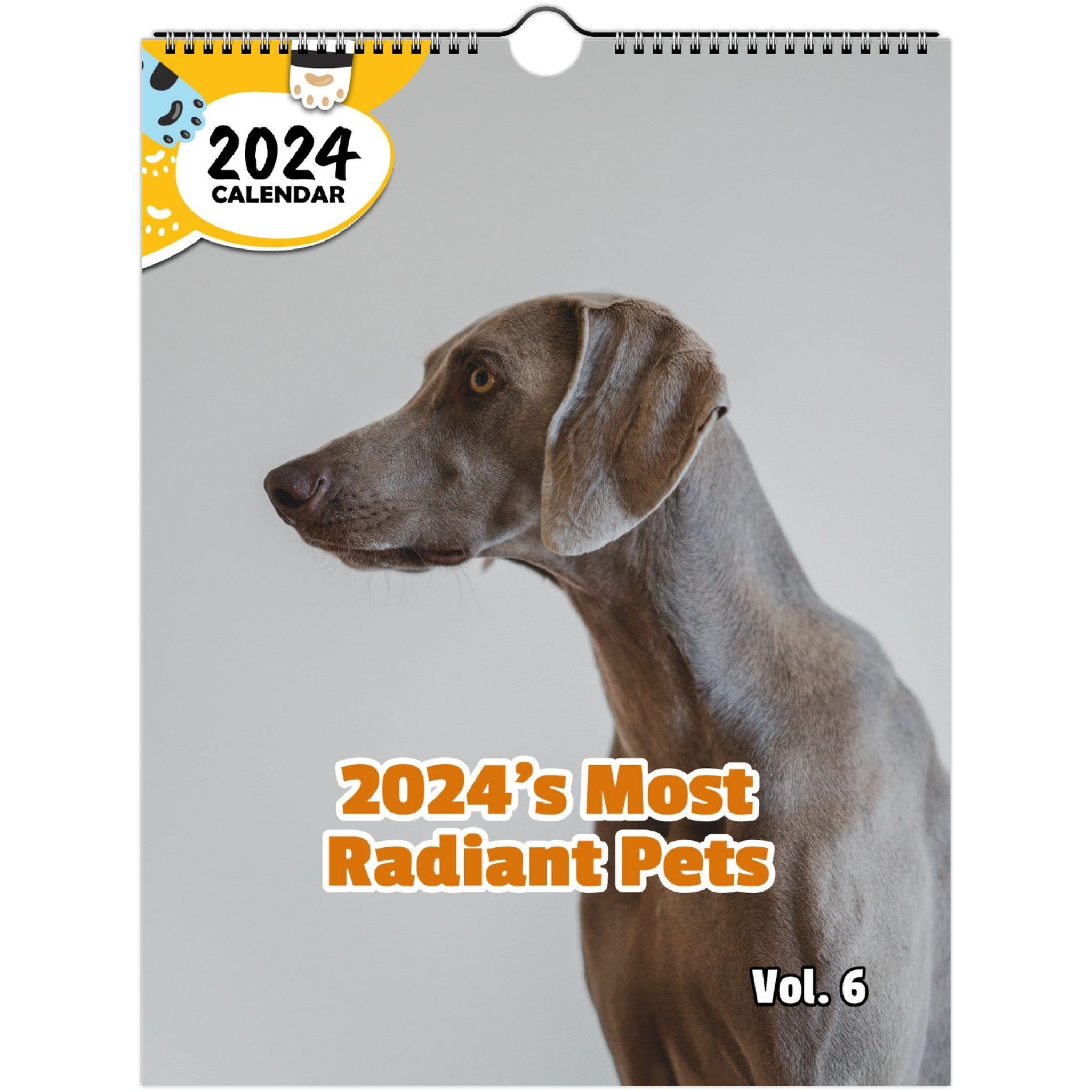 2024's Most Radiant Pets Volume Six: 2024 Wall Calendar (Published)