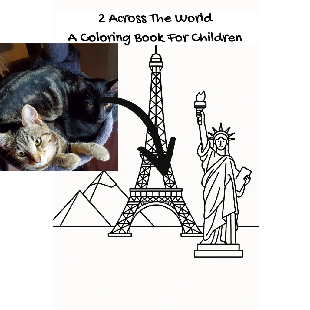 2 Across The World: A Coloring Book For Children