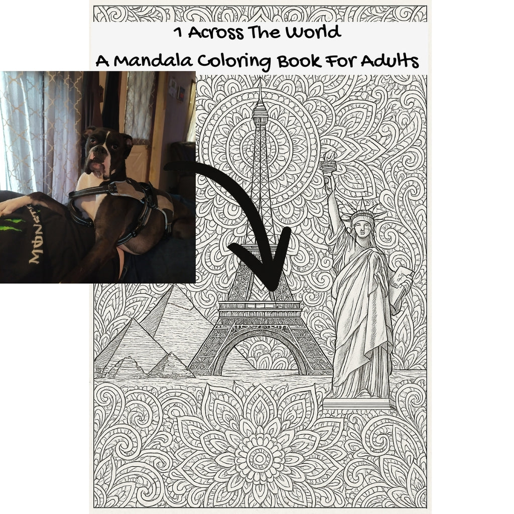 1 Across The World: A Mandala Coloring Book For Adults