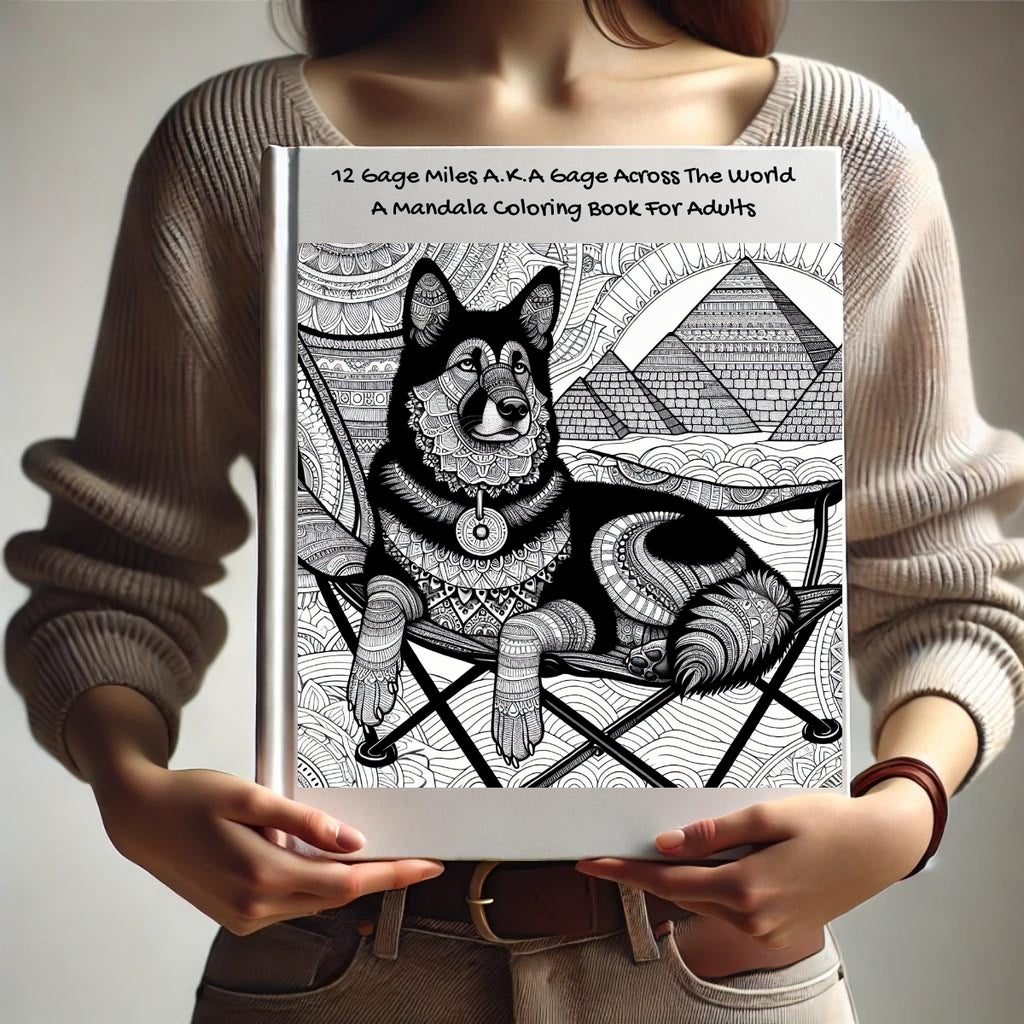 12  Gage Miles A.K.A  Gage Across The World: A Mandala Coloring Book For Adults