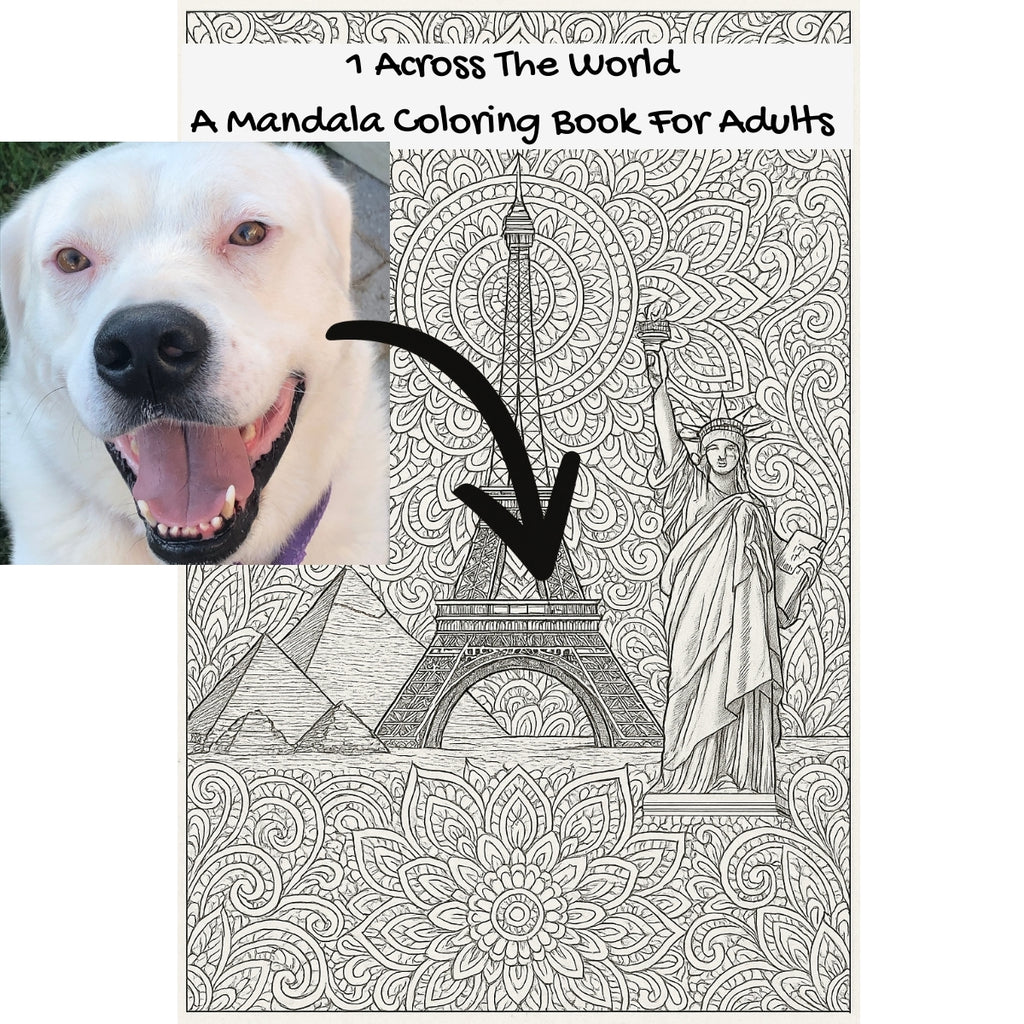 1 Across The World: A Mandala Coloring Book For Adults