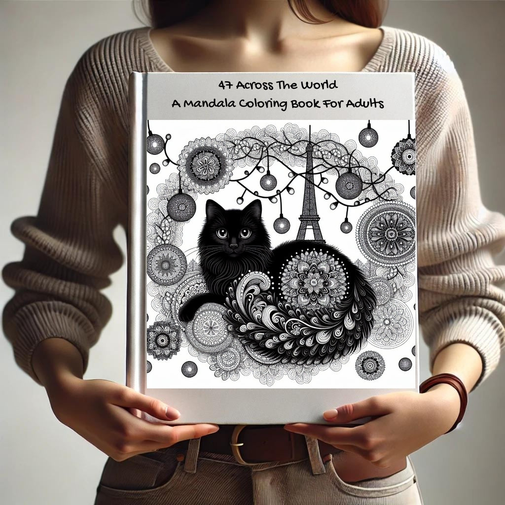 47 Across The World: A Mandala Coloring Book For Adults