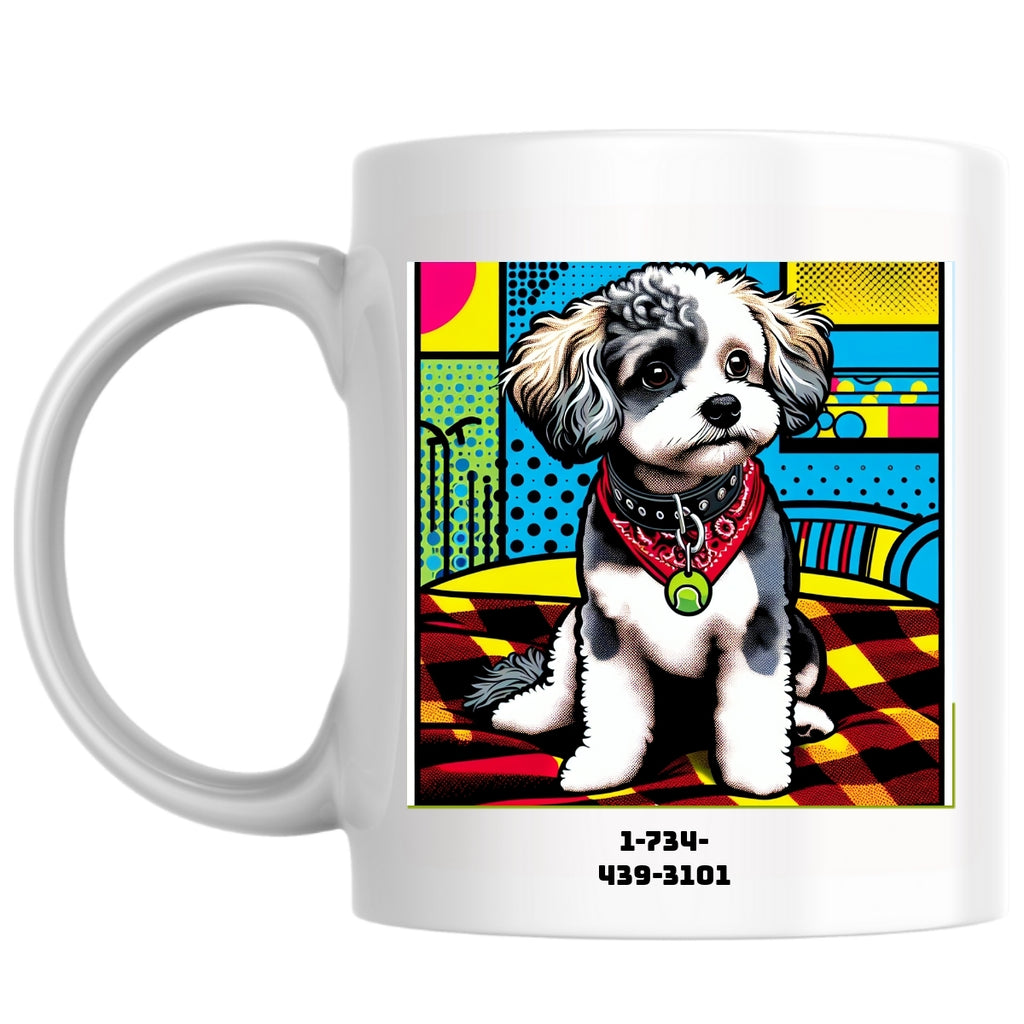 1-734-439-3101 the Magnificent: Pop Art Coffee Mug