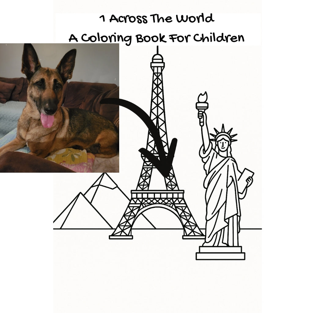 1 Across The World: A Coloring Book For Children