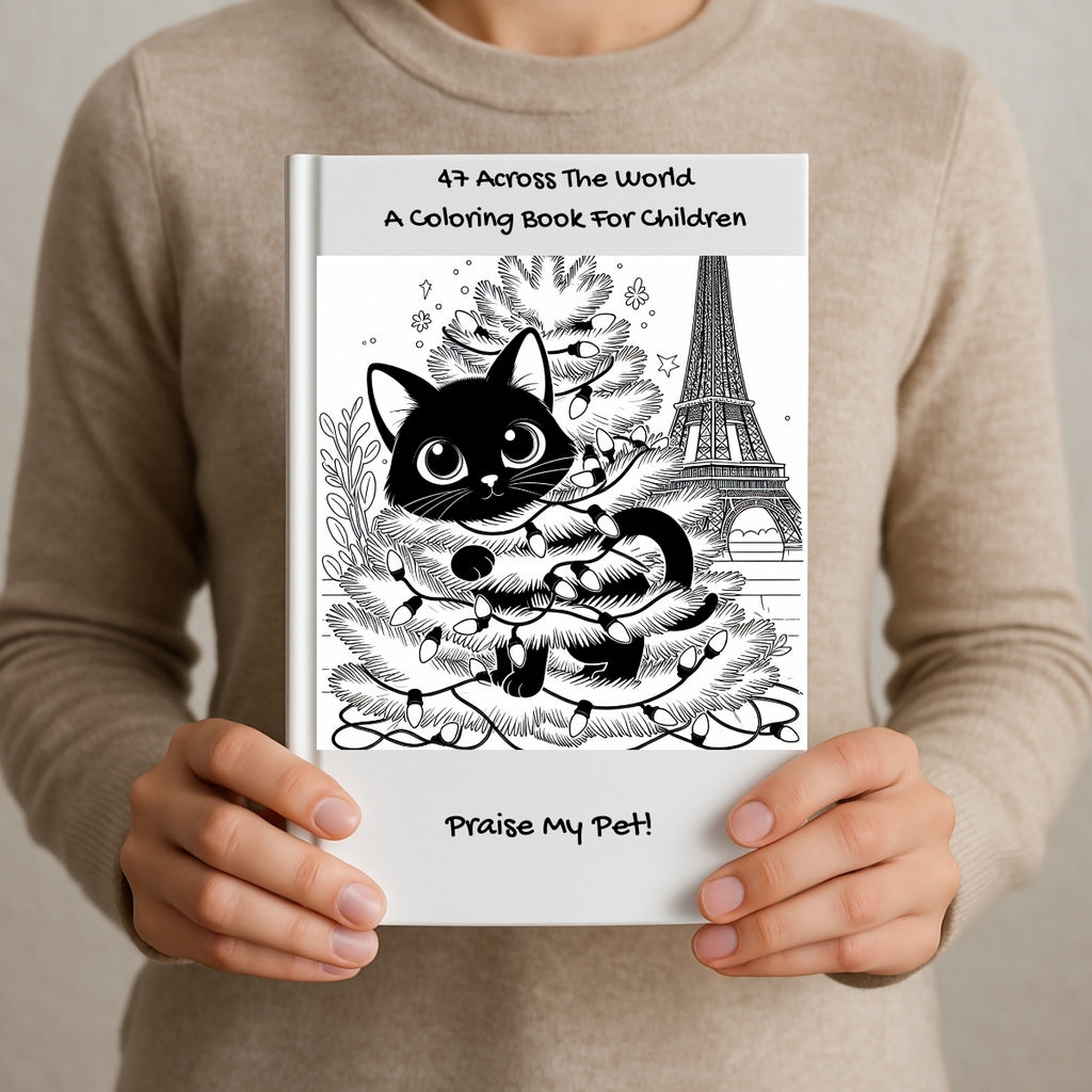 47 Across The World: A Coloring Book For Children
