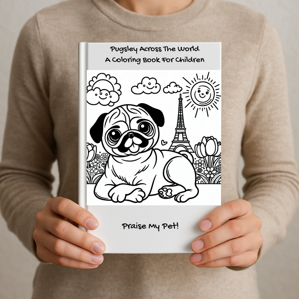 Pugsley Across The World: A Coloring Book For Children