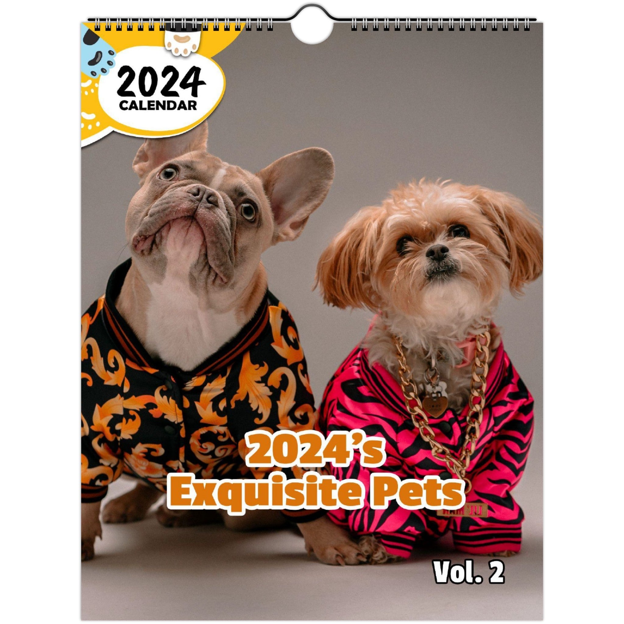 2024's Exquisite Pets Volume Two: 2024 Wall Calendar (Published)