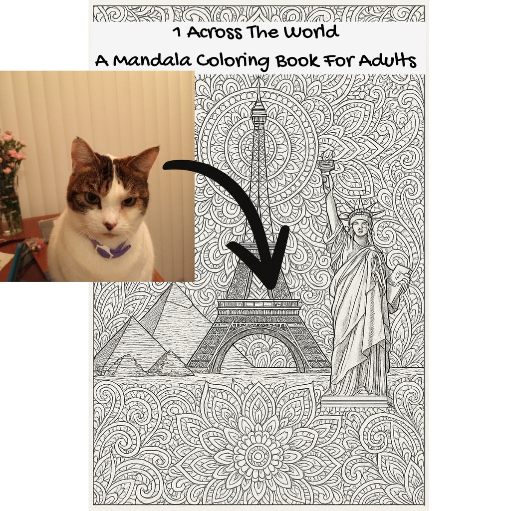 1 Across The World: A Mandala Coloring Book For Adults