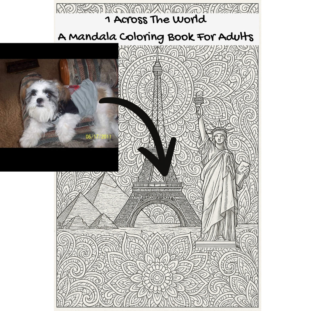 1 Across The World: A Mandala Coloring Book For Adults