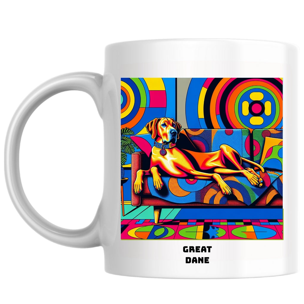 Great Dane the Magnificent: Pop Art Coffee Mug