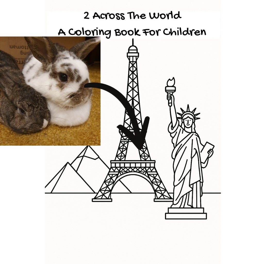 2 Across The World: A Coloring Book For Children
