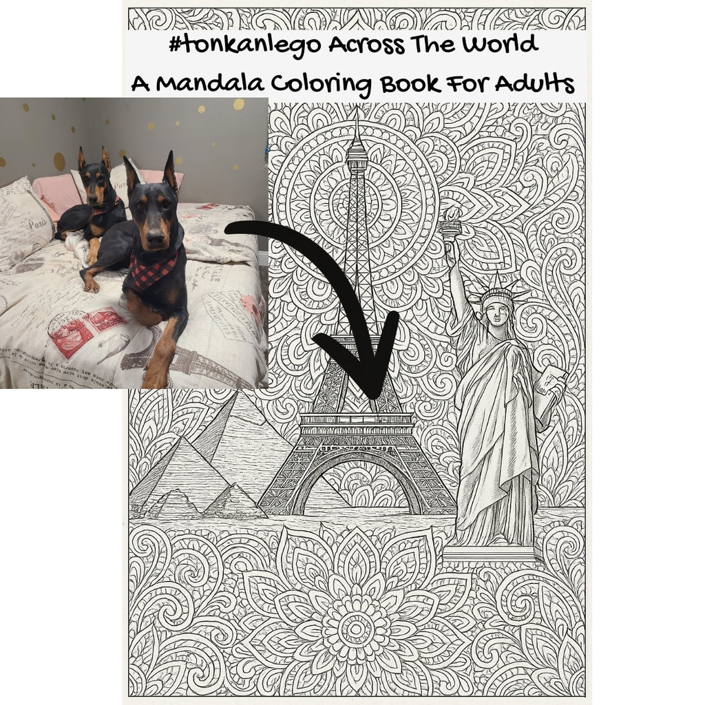 #tonkanlego Across The World: A Mandala Coloring Book For Adults
