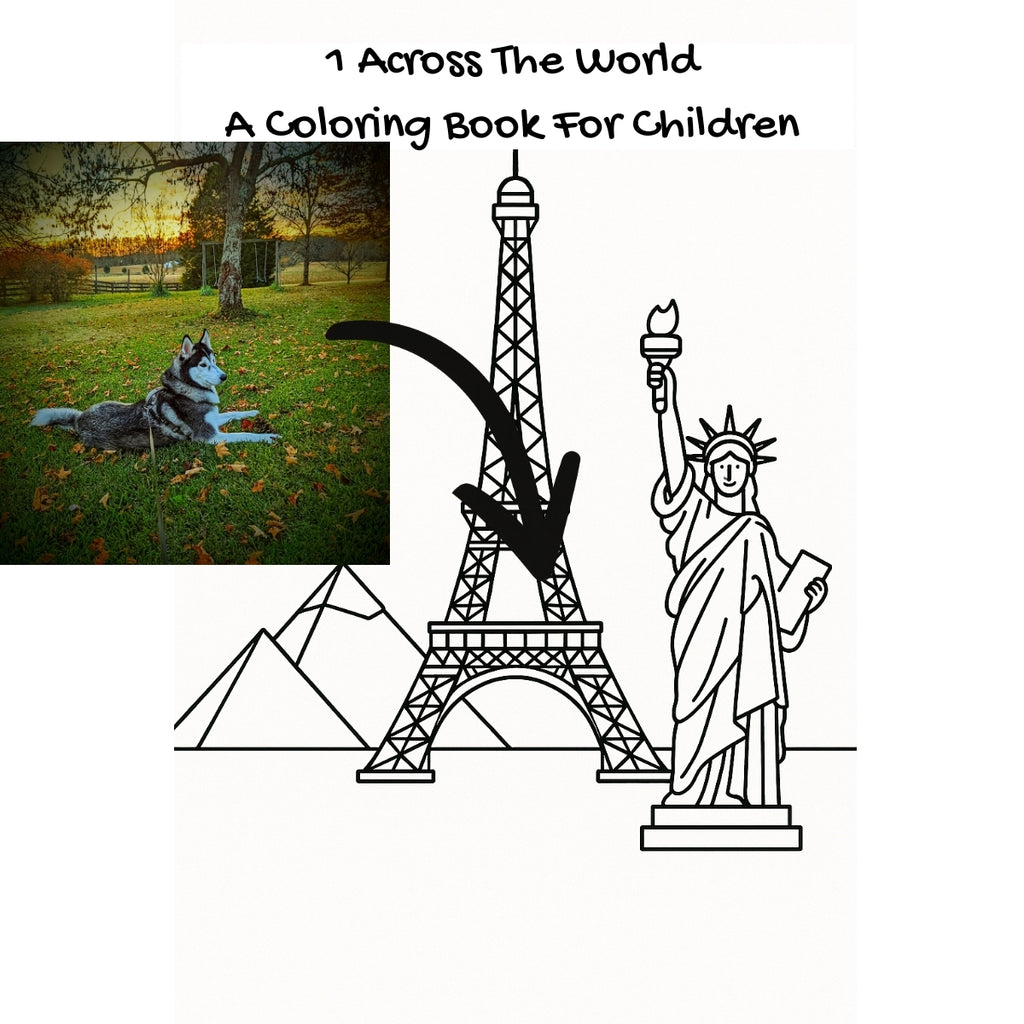 1 Across The World: A Coloring Book For Children