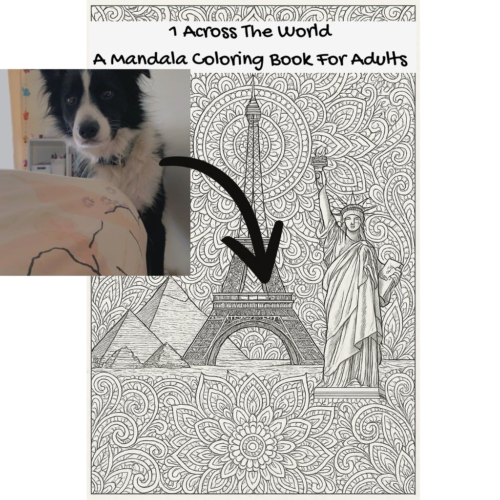 1 Across The World: A Mandala Coloring Book For Adults