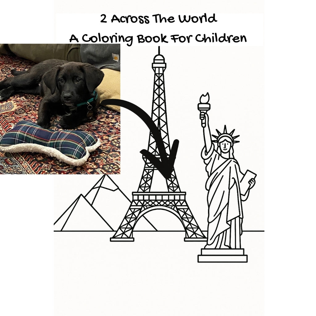 2 Across The World: A Coloring Book For Children