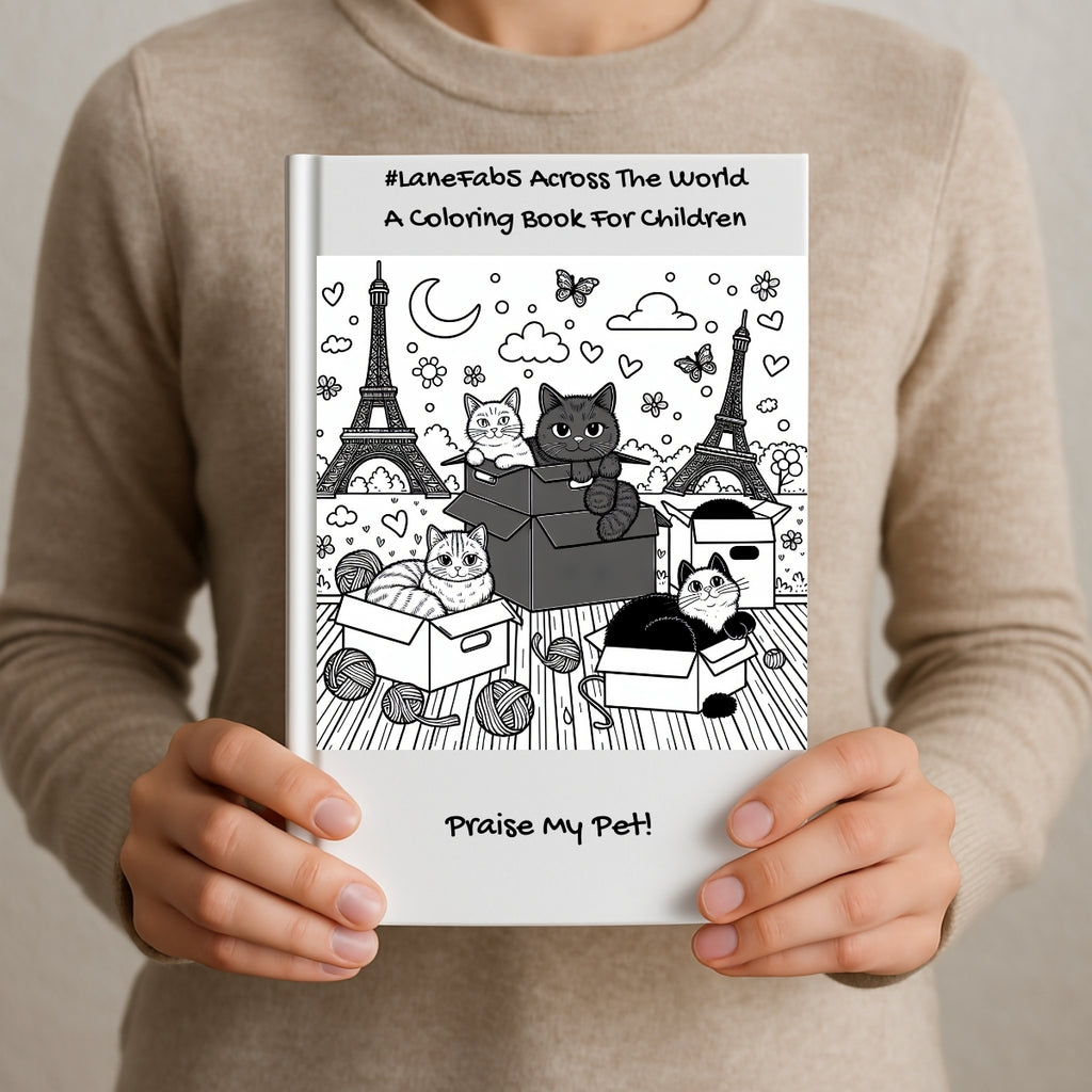 #LaneFab5 Across The World: A Coloring Book For Children