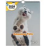 Amazing Pets Volume Four: 2024 Wall Calendar (Published)