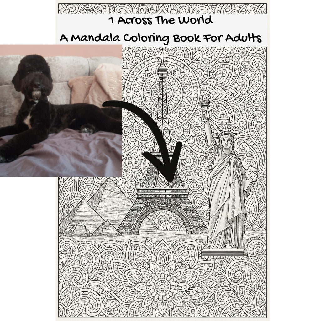 1 Across The World: A Mandala Coloring Book For Adults