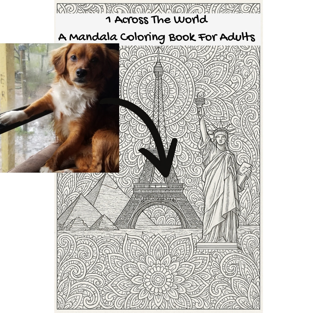 1 Across The World: A Mandala Coloring Book For Adults