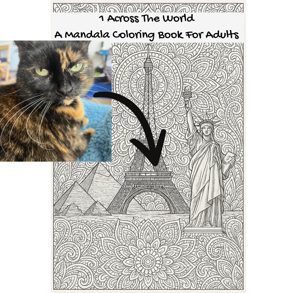 1 Across The World: A Mandala Coloring Book For Adults